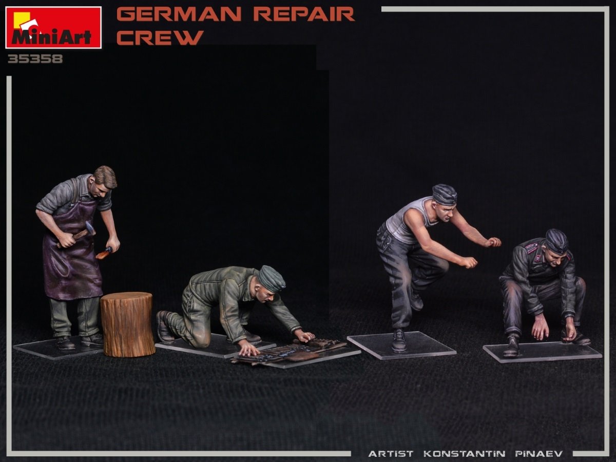 MiniArt 35358 GERMAN REPAIR CREW 1/35 – zdjęcie 2