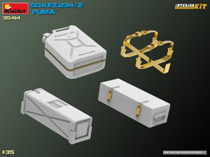 MiniArt 35414 Sd.Kfz. 234/2 PUMA. INTERIOR KIT 1/35 – Bild 29