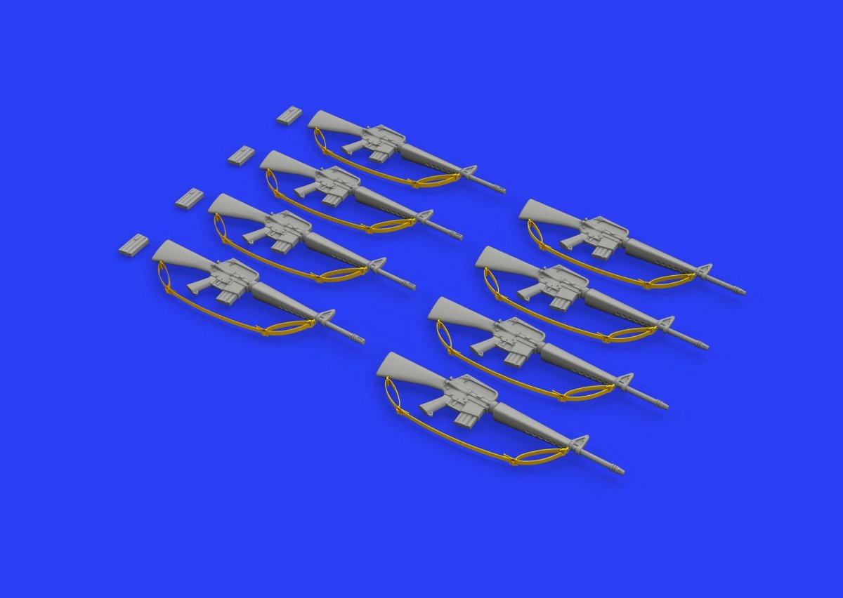 Eduard 635009 M16 rifle Vietnam War 1/35 – immagine 3
