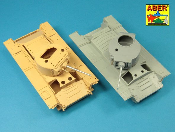 Aber 35L-227 Late barrel for Valentine Mk.II to VII or Matilda Mk.III/IV with Besa MG barrel 1/35 – immagine 6