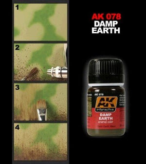 AK Interactive AK078 Damp Earth 35ml – immagine 2