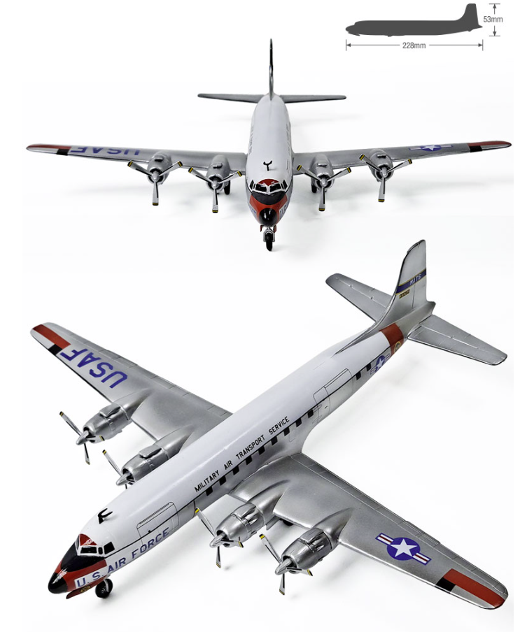 Academy 12634 USAF C-118 Liftmaster 1/144 – Bild 7