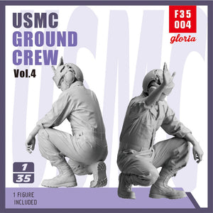 Gloria F35004 USMC Ground Crew Type 4 3D Printed Figures 1/35 – Bild 2