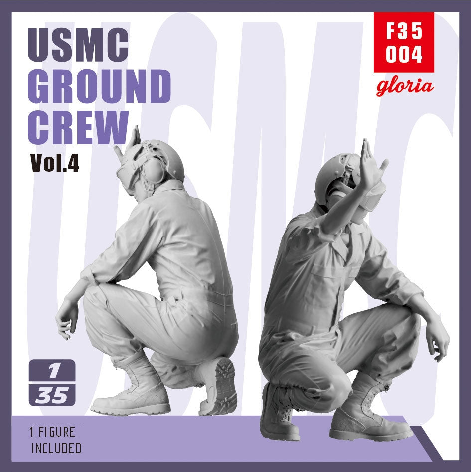 Gloria F35004 USMC Ground Crew Type 4 3D Printed Figures 1/35 – Bild 2