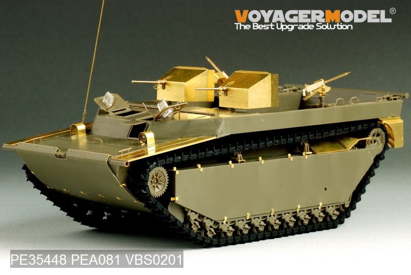 Maquette Voyager PE35448 WWII US LVT-4 Water Buffalo Landing Vehicle Chenillé de base pour AFV CLUB 35205 1/35  – image 11