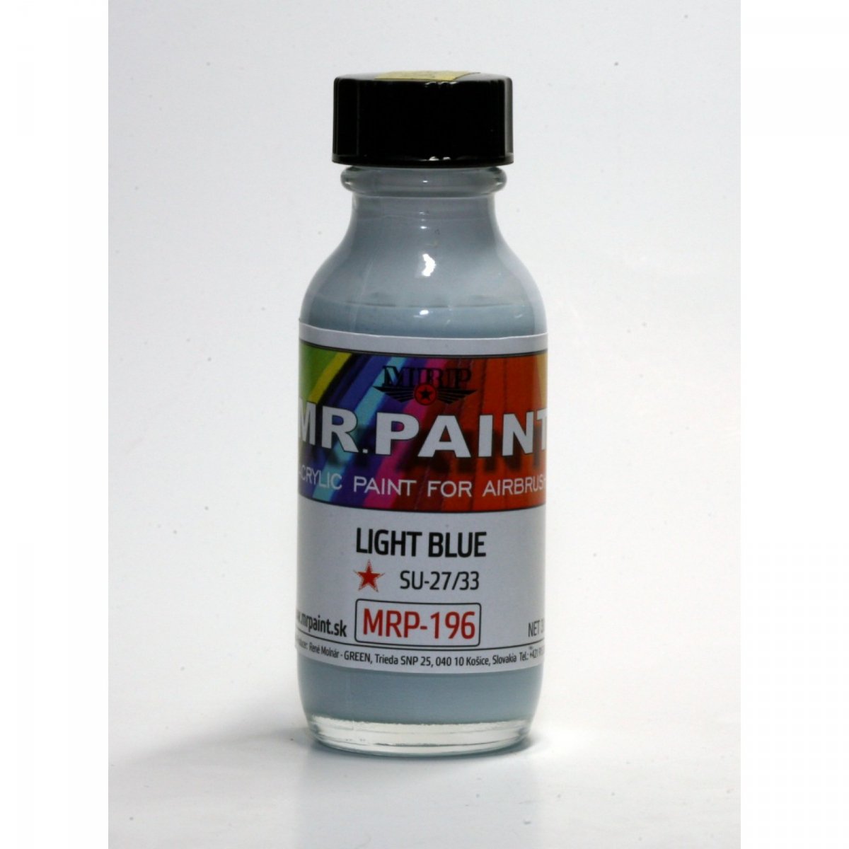 MR. Paint MRP-196 LIGHT BLUE SU-27/33 30ml – immagine 2