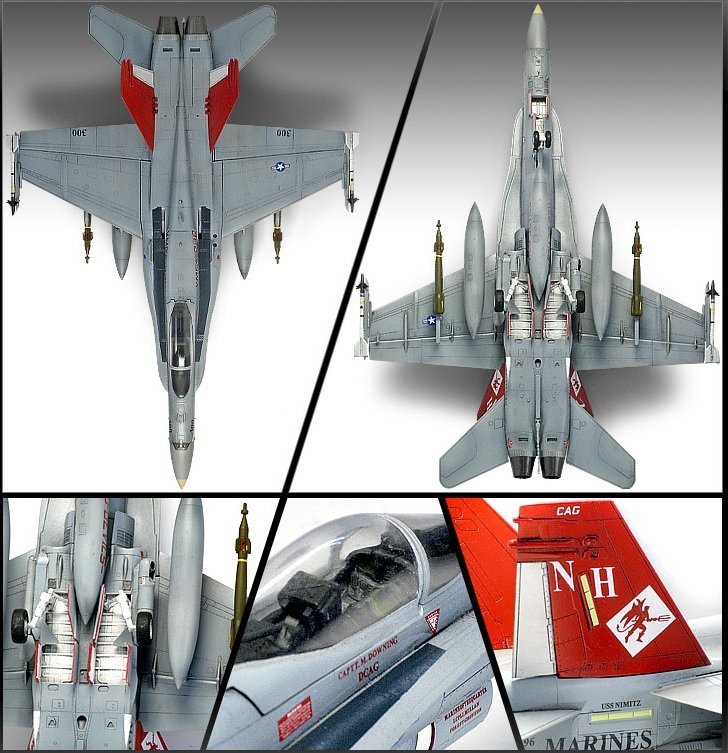 Maquette Academy 12520 USMC F/A-18 VMFA-232 RED DEVILS (1/72) – image 2