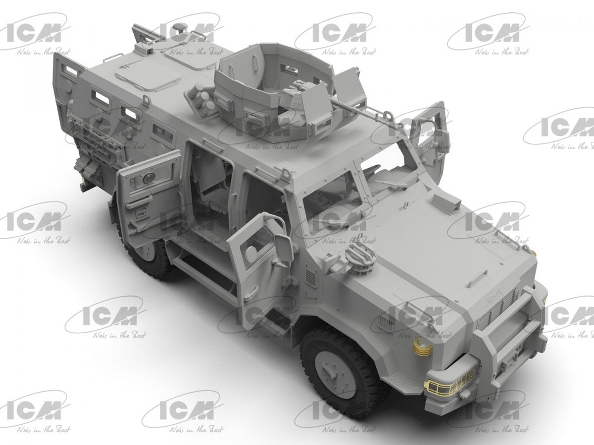 ICM 35014 Kozak-2 Ukrainian MRAP-class Armored Vehicle 1/35 – zdjęcie 9