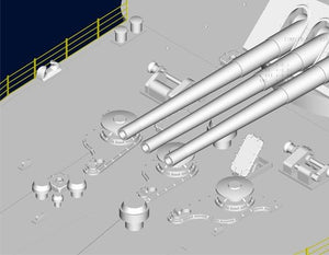 Trumpeter 03701 USS Arizona BB-39 1/200 – Bild 8