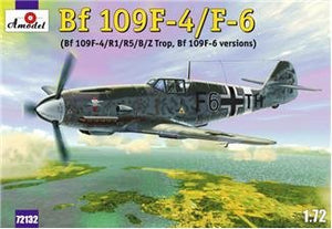 A-Model 72132 Messerschmitt Bf-109F4/R1/R5/B/Z Trop/F6 versions 1/72