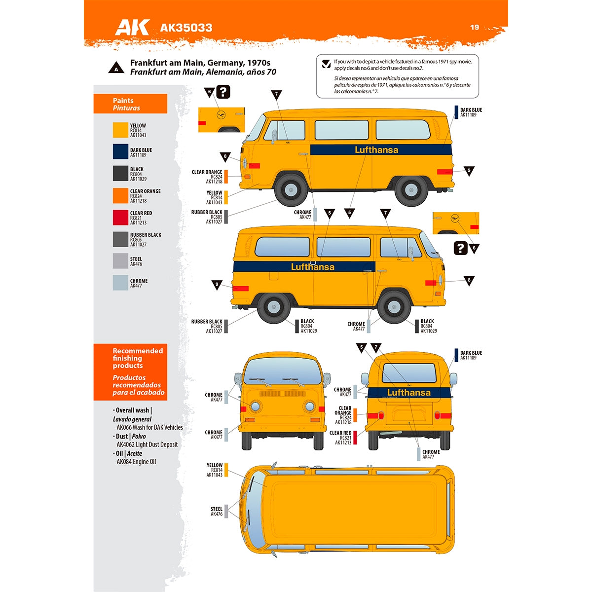 AK Interactive AK35033 T2 MODEL 1967 AIRPORT BUS 1/35 – image 20