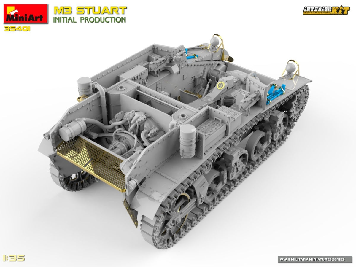 MiniArt 35401 M3 STUART INITIAL PRODUCTION 1/35 – image 8