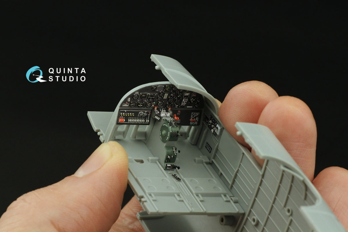 Quinta Studio QD48436 B-25J Mitchell Glass Nose 3D-Printed coloured Interior on decal paper (HK models) 1/48 – immagine 7