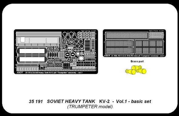 Aber 35191 Russian heavy tank KV-2 - vol.1 - basic set 1/35 – imagen 5