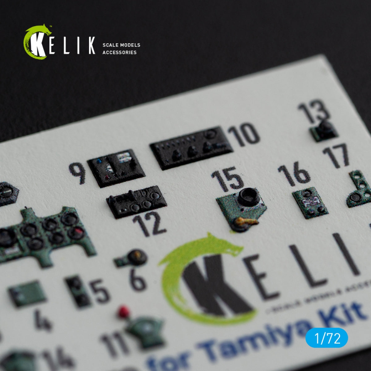 KELIK K72099 A6M5 Zero - interior 3D decals for Tamiya kit 1/72 – image 3