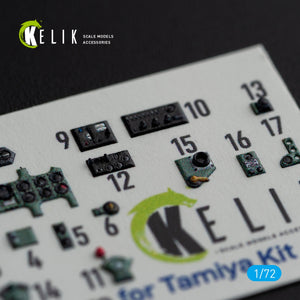KELIK K72099 A6M5 Zero - interior 3D decals for Tamiya kit 1/72 – image 3