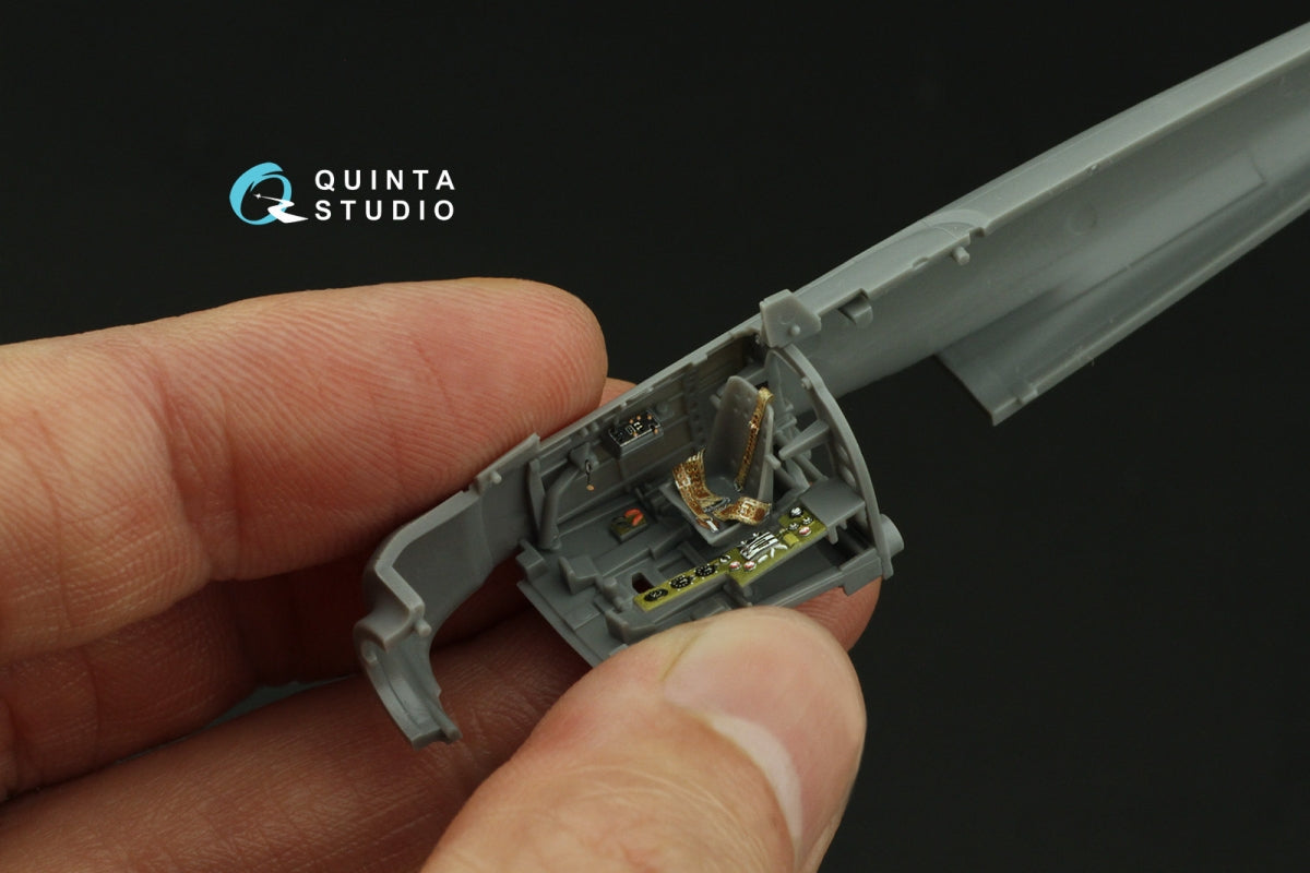 Intérieur imprimé en 3D et coloré sur papier décalcomanie Quinta Studio QD72171 A6M3 Zero (Tamiya) 1/72 – image 9