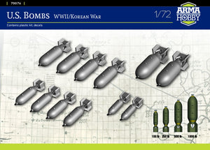 Arma Hobby 70076 U.S. Bombs WWII/Korean War 1/72 – imagen 2
