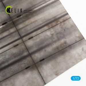 KELIK KS72001 CONCRETE PLATES TYPE 1 BASE - ACRYLIC 3 MM (280 X 180 MM) 1/72 – Bild 3