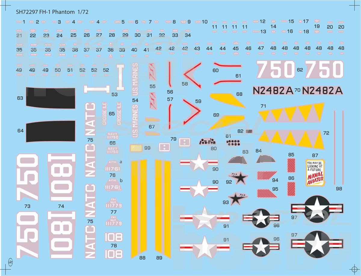 Special Hobby 72297 FH-1 Phantom Demonstration Teams and Trainers 1/72 – zdjęcie 2
