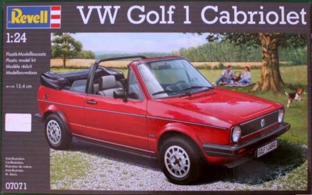 Revell 07071 VW Golf 1 Cabrio 1/24