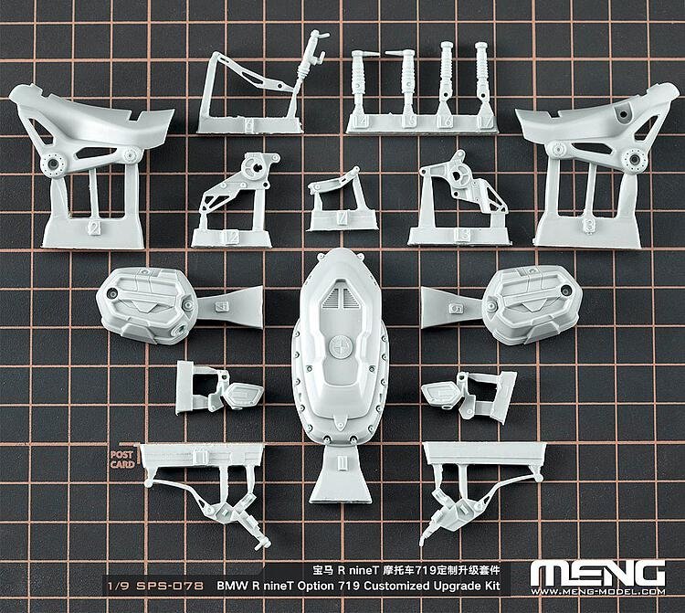 Meng Model SPS-078 BMW R nineT Option 719 customized upgrade kit 1/9 – image 2