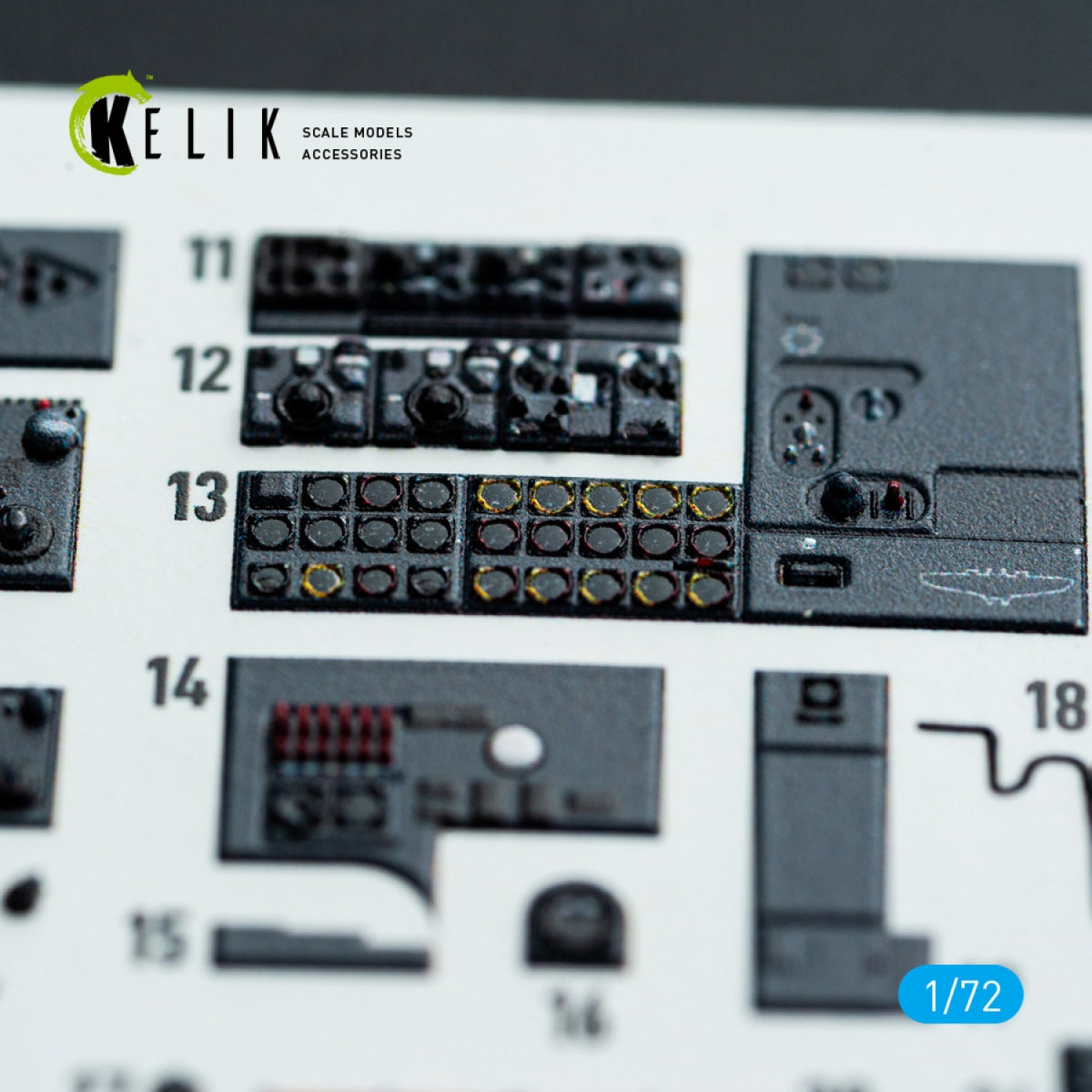 Kelik K72213 He-177A-5 - interior 3D decals for Revell kit 1/72