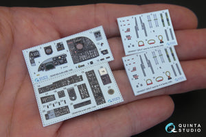 Quinta Studio QD48164 A-6A Intruder 3D-Printed &amp;amp; coloured Interior on decal paper (for HobbyBoss kit) 1/48 – Bild 2