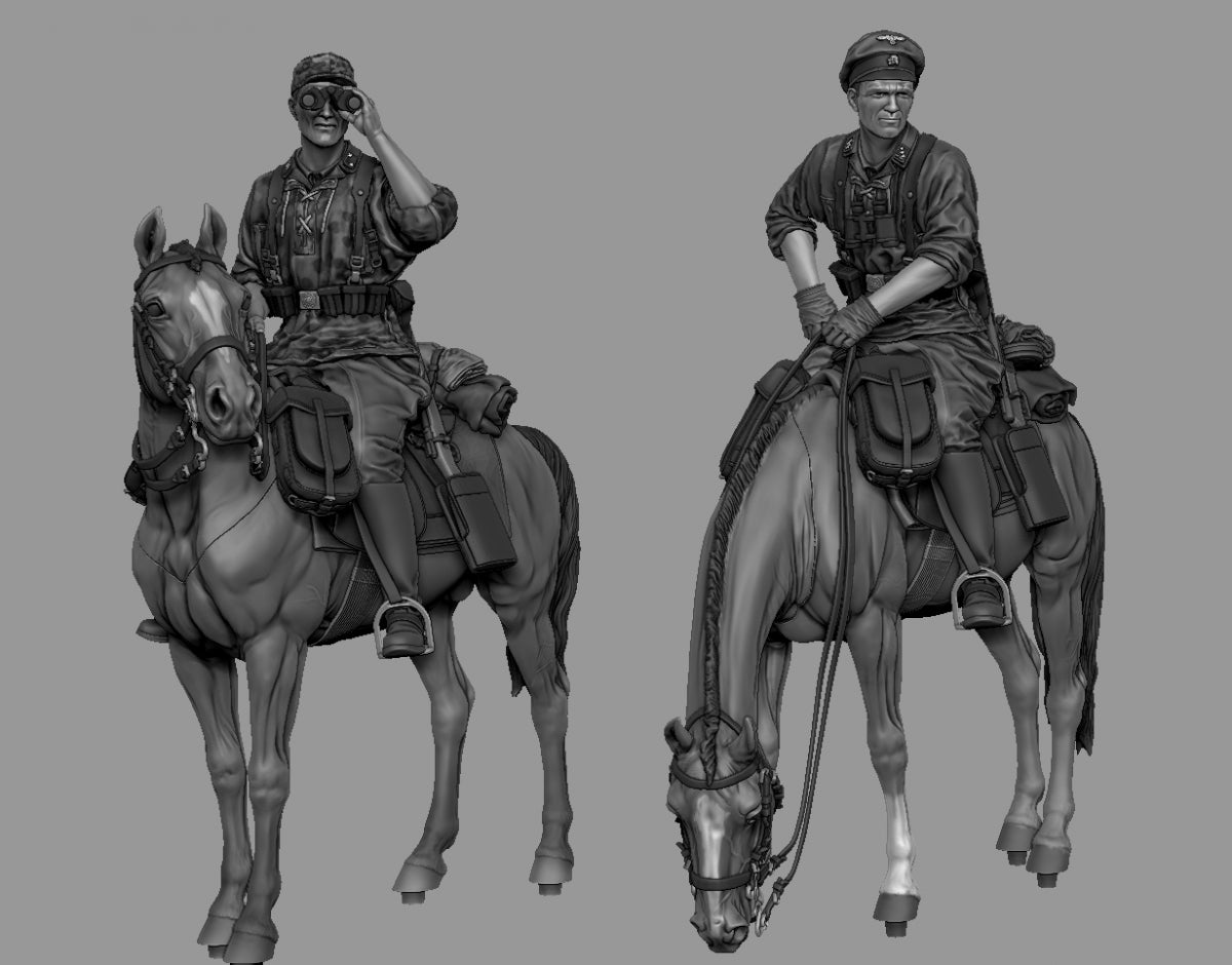 Panzer Art FI35-225 Cavalrymen from the 8th Waffen-SS division Floryan Geier set 1/35 – immagine 2