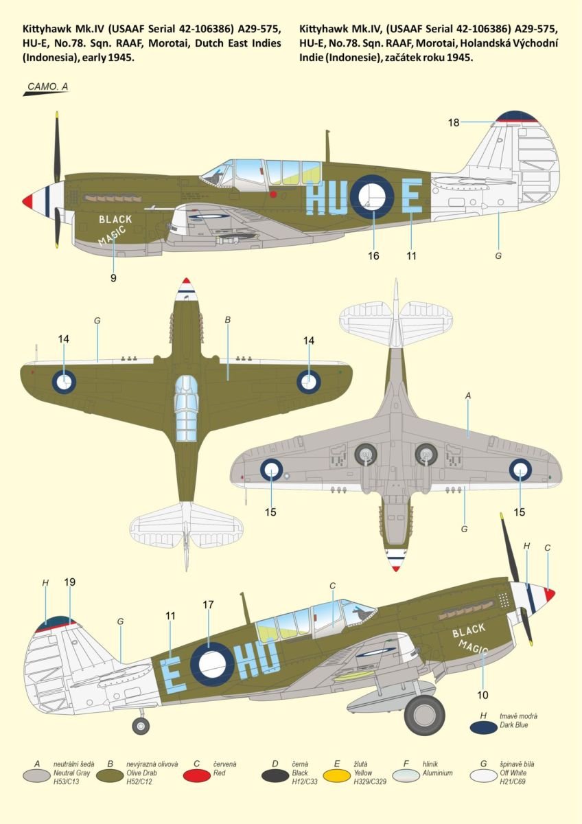 Special Hobby 72484 Kittyhawk Mk.IV &amp;#39;Over The Mediterranean and the Pacific&amp;#39; 1/72 – imagen 5