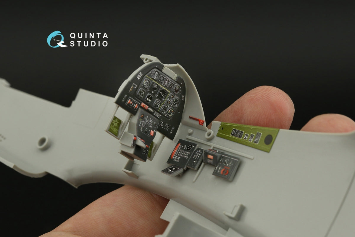Quinta Studio QD32144 P-51D Mustang 3D-Printed &amp;amp; coloured Interior on decal paper (Trumpeter) 1/32 – imagen 8