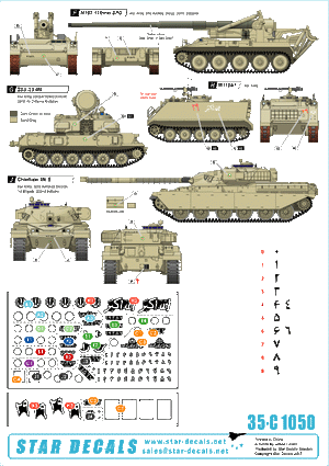 Star Decals 35-C1050 Chars et véhicules blindés iraniens n° 1 1/35 – image 2