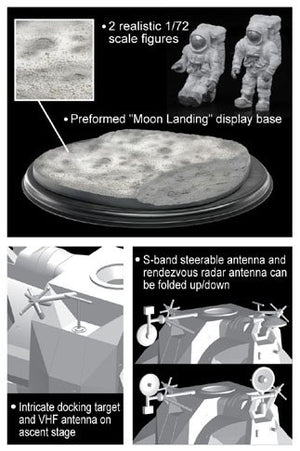 Dragon 11015 Apollo 17 &amp;quot;The Last J-Mission&amp;quot; CSM + LM + Lunar Rover 1/72 – Bild 3