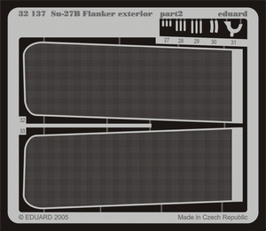 Eduard 32137 Su-27 Flanker B exterior 1/32 TRUMPETER – Bild 2
