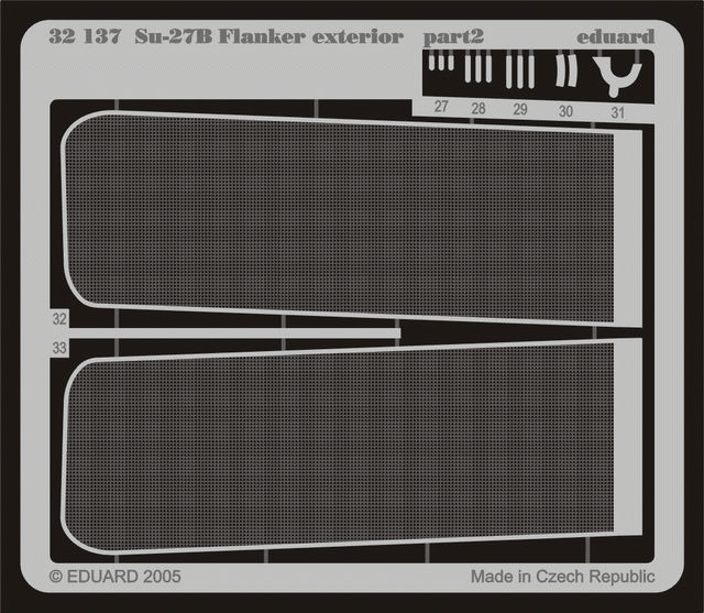 Eduard 32137 Su-27 Flanker B exterior 1/32 TRUMPETER – Bild 2