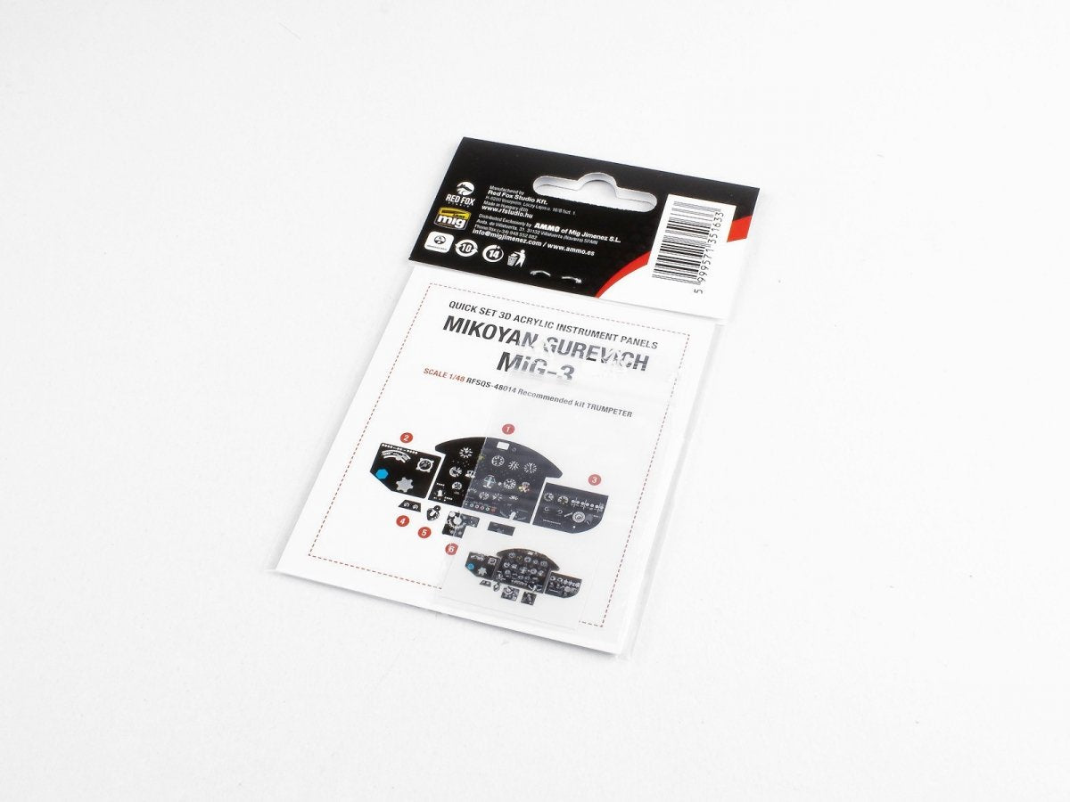 Red Fox Studio QS-48014 Mikoyan Gurevich MiG-3 1/48 – Bild 2