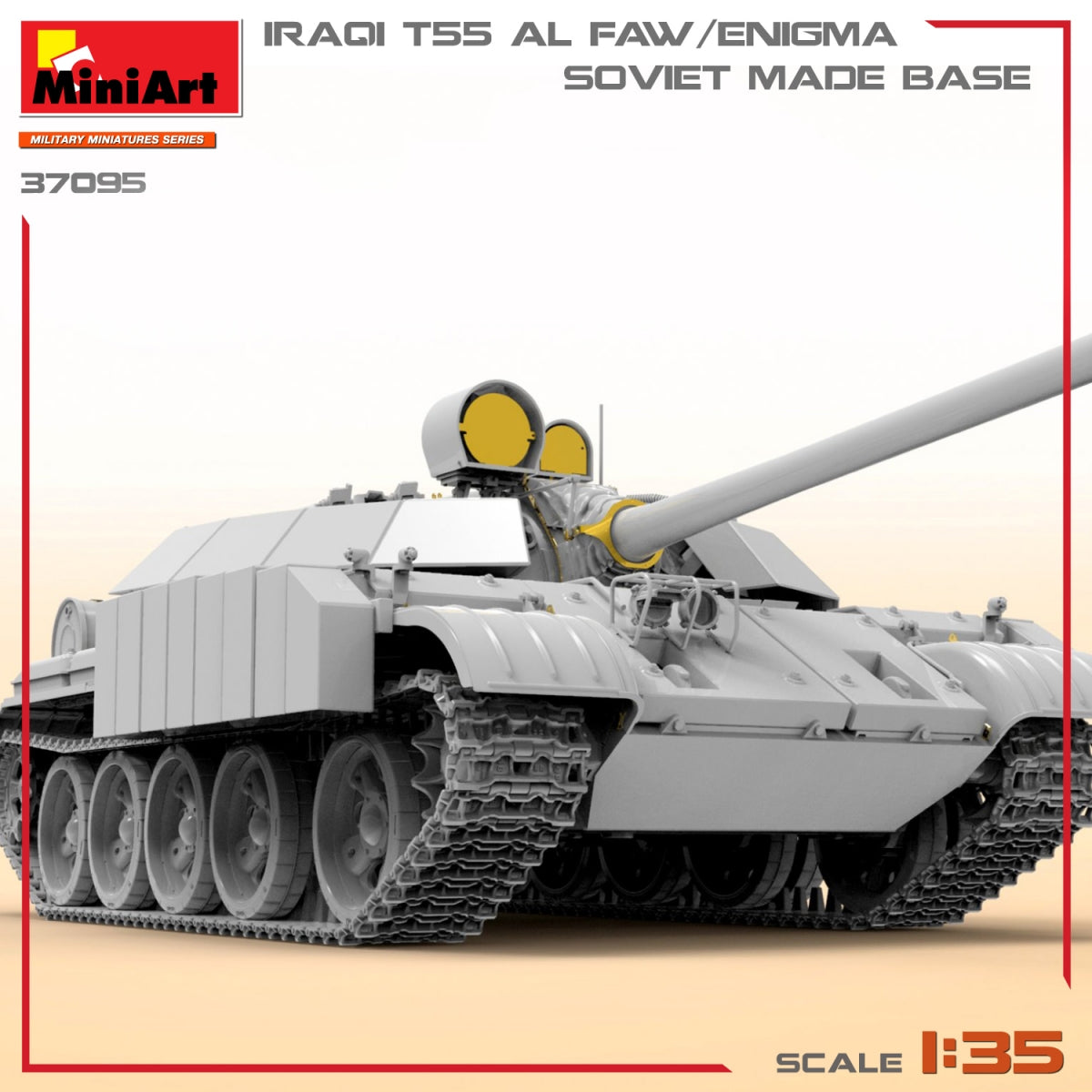 MiniArt 37095 IRAQI T-55 AL FAW/ENIGMA. SOVIET MADE BASE 1/35 – Bild 5