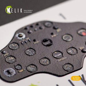 KELIK K32011 I-16 TYPE 17 - INTERIOR 3D DECAL FOR ICM KIT 1/32 – Bild 6