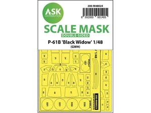 Art Scale Kit M48024 P-61 Black Widow Double-Sided GWH 1/48