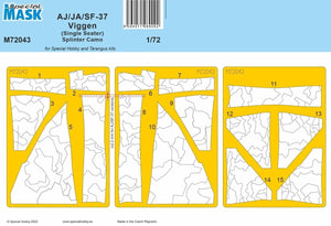 Special Hobby M72043 AJ/JA/SF-37 Viggen (monoplace) Splinter Camo 1/72