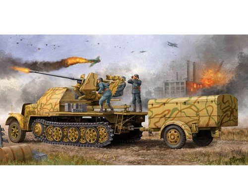 Trumpeter 01526 German Sd.Kfz.7/2 3.7cm Flak 37 auf Selbstfahrlafette Late 1/35