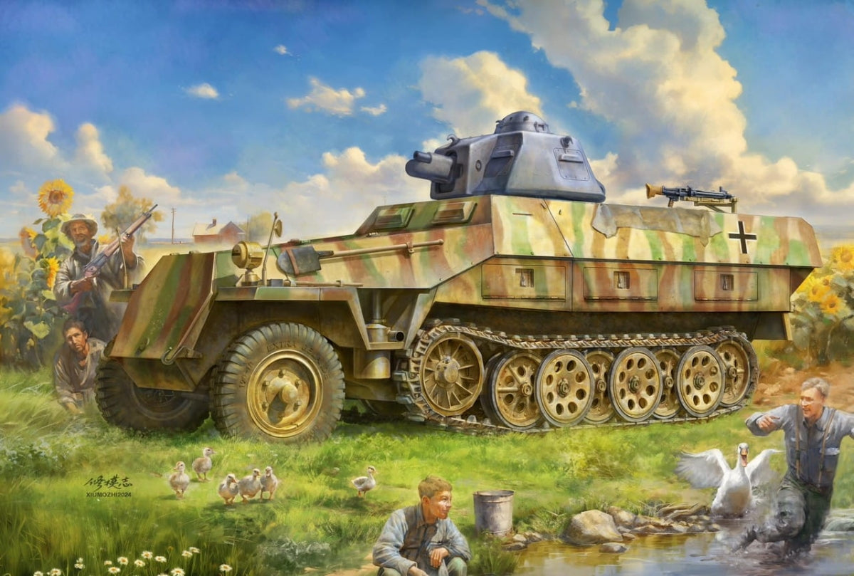 Border Model BT-042 Sd.Kfz.251 Ausf.D w/ R35 Turret 1/35 – Bild 2
