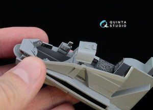 Quinta Studio QD48036 Mi-24V NATO (black panels) 3D-Printed &amp;amp; coloured Interior on decal paper (for Zvezda kit) 1/48 – immagine 5