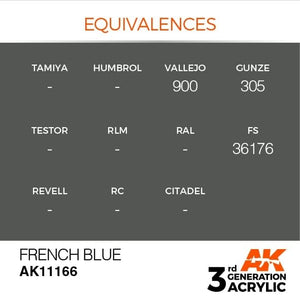AK Interactive AK11166 FRENCH BLUE – STANDARD 17ml – image 3