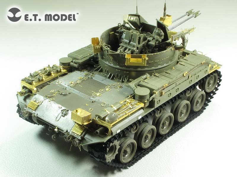 E.T. Model E35-198 US Army M42A1 Self-Propelled Anti-Aircraft gun late type (For AFV CLUB Kit) 1/35 – imagen 7