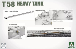Takom 2204 T58 Heavy Tank 1/35 – image 3