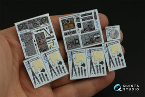 Quinta Studio QD48430 Westland Sea King HAS.5 3D-Printed &amp;amp; coloured Interior on decal paper (Airfix) 1/48 – Bild 4