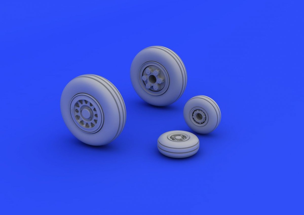 Eduard 672067 JAS-39 wheels 1/72 (REVELL) – imagen 4