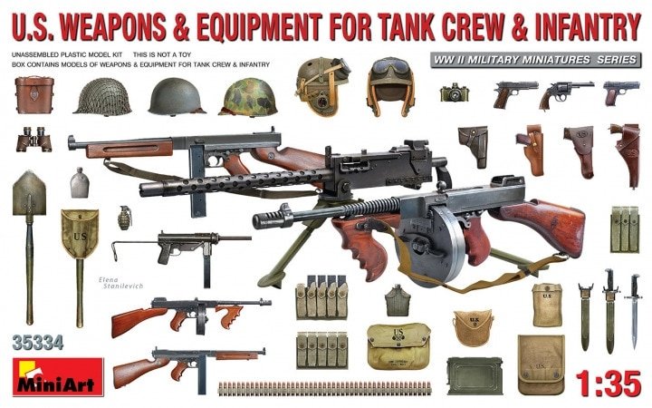 MiniArt 35368 British Infantry Weapons & Equipment WW II Military 1/35