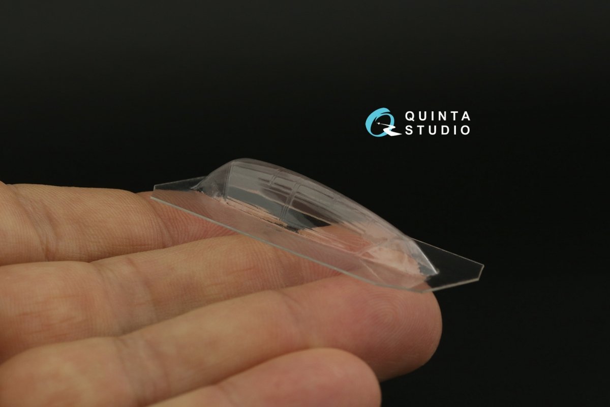 Quinta Studio QC72050 Me-262B-1a vacuumed clear canopy (Revell) 1/72 – immagine 5